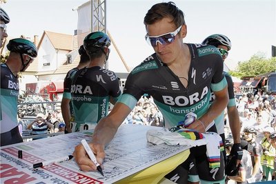 Marcus Burghardt ist bei dieser Tour der einzige deutsche Profi im Team Bora-hansgrohe.
