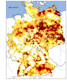 Dürremonitor Mai 2023