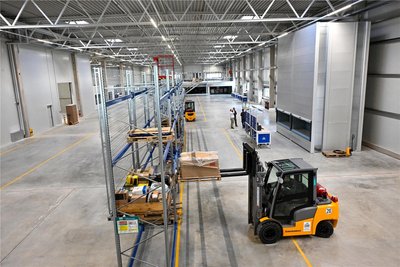 Ein Blick in die neue Produktionshalle. Für zehn Millionen Euro kann hier zukünftig auf 4900 Quadratmetern produziert werden.
