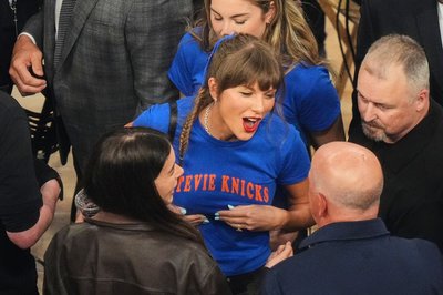 Taylor Swift war im Madison Square Garden dabei.