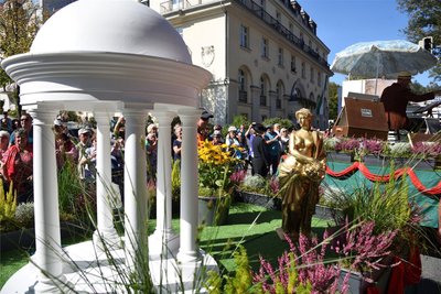 Ein Wahrzeichen von Bad Elster ist der Floratempel.