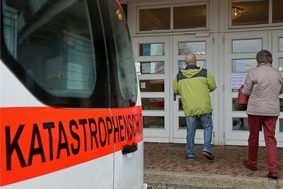 Das mobile Impfteam war am Dienstag in der Stadthalle in Meerane. Foto: Kretschel/Archiv.