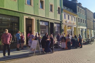 Aperitif-Abend auf der Rochlitzer Straße in Mittweida