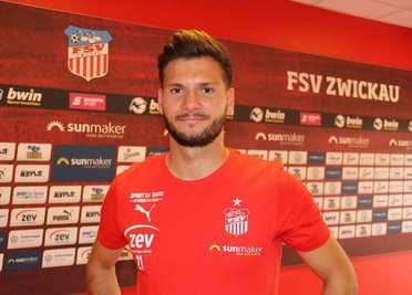 Testspieler Marco Schikora hat die Verantwortlichen des FSV Zwickau offensichtlich im Probetraining überzeugt.
