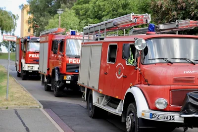 Die Feuerwehr war mit einem Großaufgebot vor Ort.