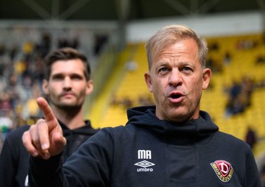 Dynamo Dresdens Trainer Markus Anfang