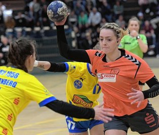 Schneebergs Lisa Helbig erzielte beim Derby-Sieg gegen Marienberg fünf Tore. 