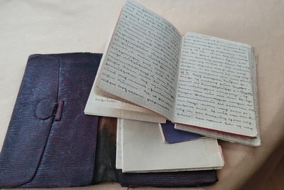 Das Tagebuch, das vor über 80 Jahren geschrieben wurde und über Neuseeland zurück ins Erzgebirge kam.