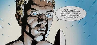 Fetisch eines Fanatikers: Siegfried mit Schwert.