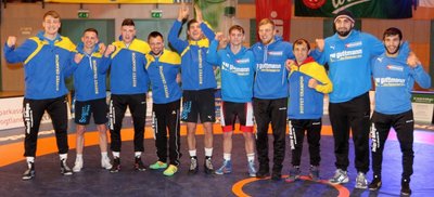Die Ringer des AV Germania Markneukirchen hatten zuletzt nicht nur nach dem 17:16-Erfolg im Vogtlandderby gegen Greiz Grund zum Jubeln (Foto). Die Auslosung am Samstag wird ergeben, auf wen die Mannschaft im Januar im Achtelfinale trifft. 