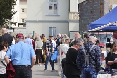 Hunderte Besucher kamen zum Frühlingsbasar der Firma Innotex & Rau nach Frankenberg.