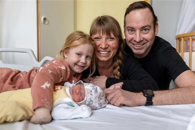 Sophie Härtel wurde am 29. Februar 2024, 19.02 Uhr im Kreiskrankenhaus Freiberg geboren. Ihre Mutter Julia Härtel (34), ihr Vater Daniel Härtel (37) und ihr drei Jahre altes Schwesterchen Marie freuen sich riesig.
