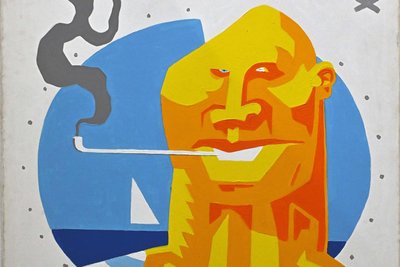 Matthias Müller aka Kid Gringo war selbst ein Reisender – die Seefahrt gehörte zu den häufigen Motiven seiner Kunst.
