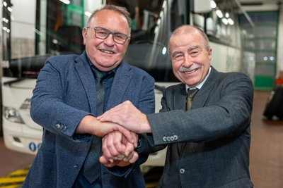 Ulrich Pötzsch (li.) und Michael Tanne verbindet eine Freundschaft seit der Schulzeit.