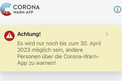 Neue Warnung auf der Corona-Warn-App.