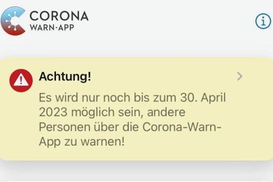 Neue Warnung auf der Corona-Warn-App.