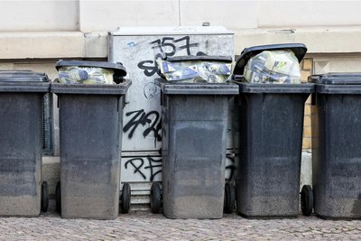 In Freiberg sind fünf Mülltonnen (hier ein Symbolfoto) in der Brückenstraße abgebrannt.