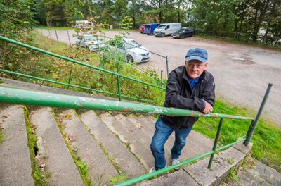 Auf dem einstigen unteren Festplatz am Heidelsberg in Aue könnte sich Michael Sommer Stellplätze für Wohnmobile vorstellen. 