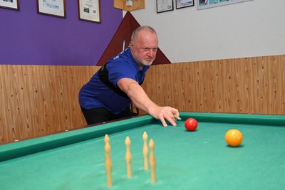 Ralf Martin ist der Topspieler der Veilchen. Doch auch ein Jungspund macht von sich reden.