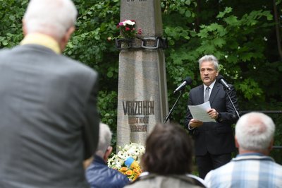 Holker Thierfeld sprach bei der öffentlichen Gedenkveranstaltung.