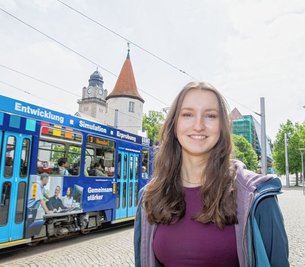 "Sachsen ist schön und Plauen auch", sagt Madita Winkler. Sie hat oft in der Stadt zu tun.