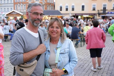 Michael Siegel begleitet seine Frau Claudia sehr gern beim Shopping.