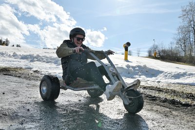 Anett Schramm aus Schneeberg hat sich für einen „Frechen Flitzer“ entschiedeng.