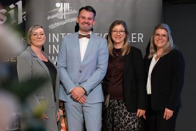 Den Wettbewerb gerockt: Josefine Grumbach, Toni Meinel, Stefanie Haller, Katrin Hoyer (v.l.).