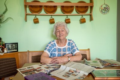 Die Zeitung begleitet Ursula Zöppel tagtäglich in ihrem Alltag.