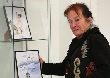 Dagmar Ranft-Schinkes Werke waren bereits in New York und Oslo zu sehen - ab Freitag sind sie es in Meinersdorf. 