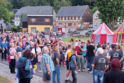 Richtig gut besucht: In Rechenberg-Bienenmühle könnte viel öfter Heimatfest sein.