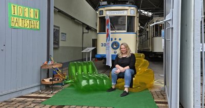 Die Projektverantwortliche Tina Winkel freut sich auf verrückte Ideen für den Garagen-Campus.