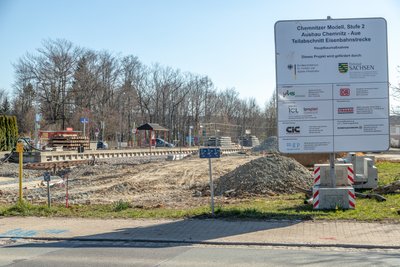 Bis 13. Mai wird der Bahnübergang in Zwönitz gesperrt.
