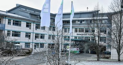 Der Paracelsus-Klinik-Standort in Adorf. 