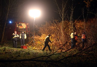 Am Montagabend wurde an Bahngleisen in Hohenstein-Ernstthal eine Leiche gefunden.