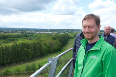 Michael Kretschmer (CDU) besucht am Mittwoch Oederan und diskutiert mit Bürgern.
