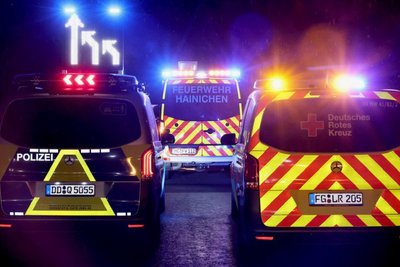 Großaufgebot der Rettungskräfte auf der A 4.