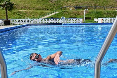 Unter anderem im Freibad Geringswalde besteht an diesem Wochenende noch die Möglichkeit, Bahnen zu schwimmen. 