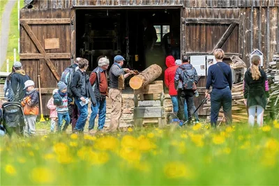 Hunderte Besucher statteten dem Freilichtmuseum bererits am Freitag zu den Tagen des Historischen Handwerks einen Besuch ab. 