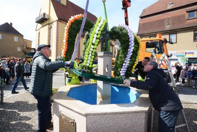 Ostermarkt in Lunzenau.