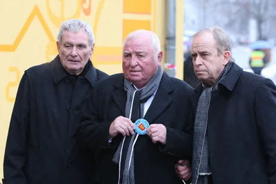 Boxtrainer-Legende Ulli Wegner (Mitte).