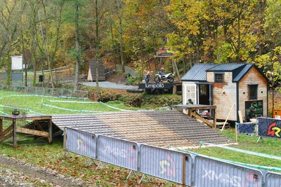 Die Strecke im Grießbacher Getzen-Wald ist bereit für ein riesiges Spektakel.