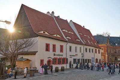 Die Zwickauer Priesterhäuser.