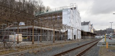 Der nördliche Kopfbau soll Mitte 2022 fertig gestellt sein.