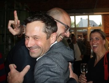 Vassilis Kechagias, Matthias Halm (v.l.)