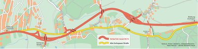 Nach dem Ausbau der B 174 soll sich die Fahrzeit im grenzüberschreitenden Verkehr nach Tschechien deutlich verringern.