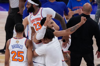 Party in New York: Die Knicks drehen das vierte Finale.