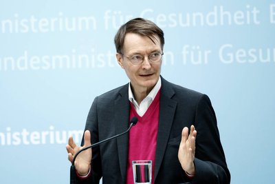 Berlin: Bundesgesundheitsminister Karl Lauterbach (SPD) am Mittwoch bei der Vorstellung der Corona-Kita-Studie zu den Auswirkungen der Corona-Pandemie auf Kinder und Jugendliche.