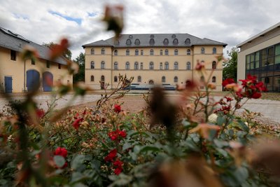 Im ehemaligen Pferdestall des Palais wird an die Landesgartenschau erinnert.