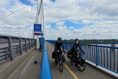 Über Österreich ging es in die Slowakei und dann lange an der Donau entlang.